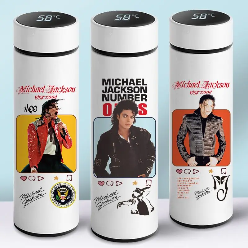 MJ Michael Smart Thermos Cup Jackson Limited Water Cup USA Commemorative Creative then carry a filtered display temperature gift