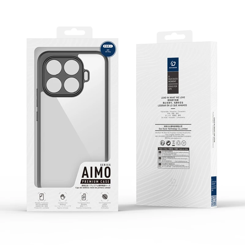 DUX DUCIS Aimo Series Shockproof Clear Protective Case - Transparent Back