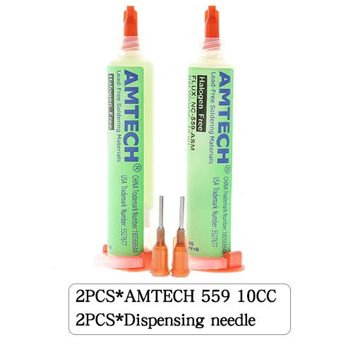 100% Original AMTECH NC-559-ASM BGA PCB No-Clean Solder Paste Welding Advanced Oil Flux Grease 10cc Soldering Repair Paste passive welding helmet Welding & Soldering Supplies