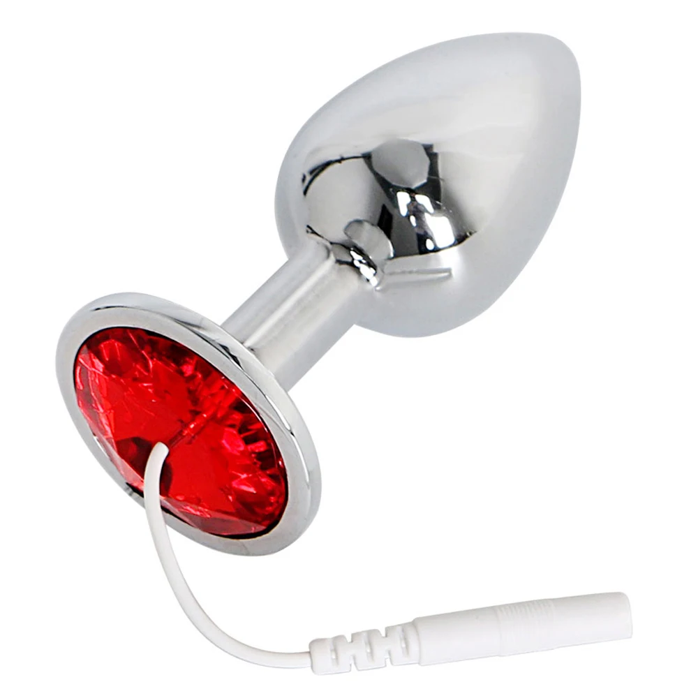 Therapy Massager 28*70mm Medical Themed Toys Electric Shock Anal Plug Adult Products Sex Toys for Men Women Electro Butt Plug