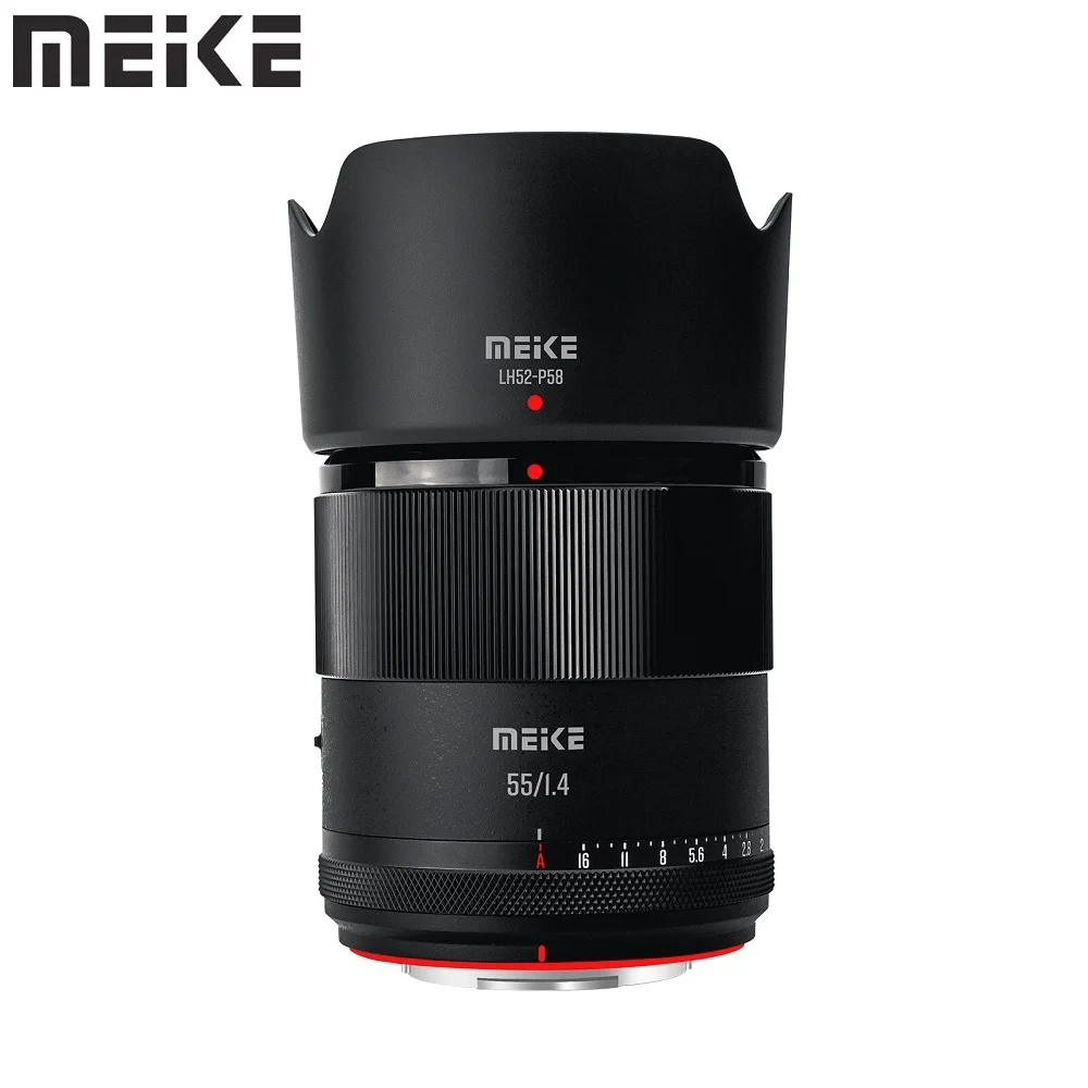 Meike 55Mm F1.4 Stm Messa A Fuoco Automatica Aps-C Obiettivo Verticale Per Fotocamere Fuji X-Mount X-T5 X-H2 X-H2S X-T30 Ii X-T4 X-A7 X-E3 X-E4