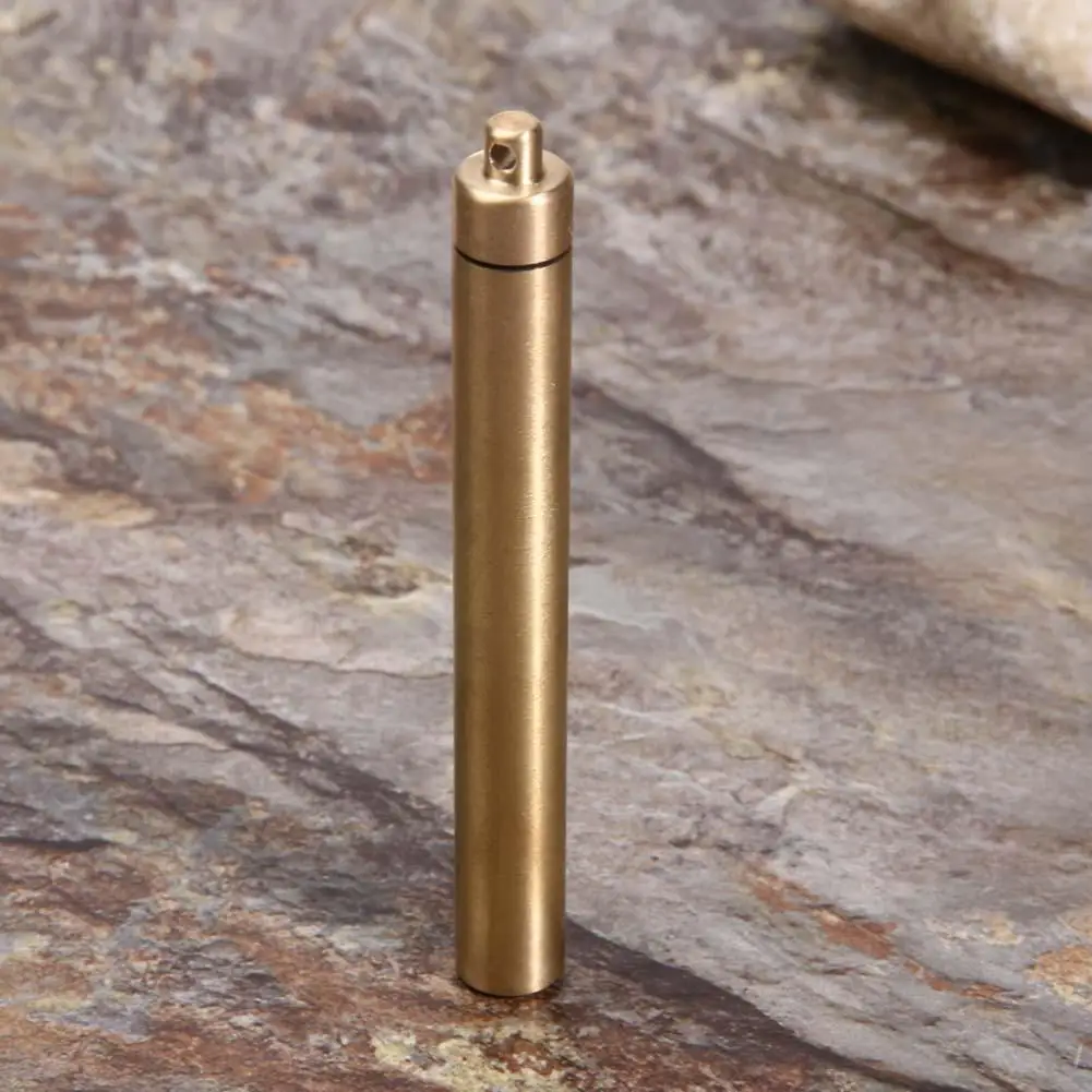 Ti Alloy Capsule Seal Bottle Waterproof Toothpick Storage Box Eco-Friendly Ultralight Portable Lightweight for Outdoor Household