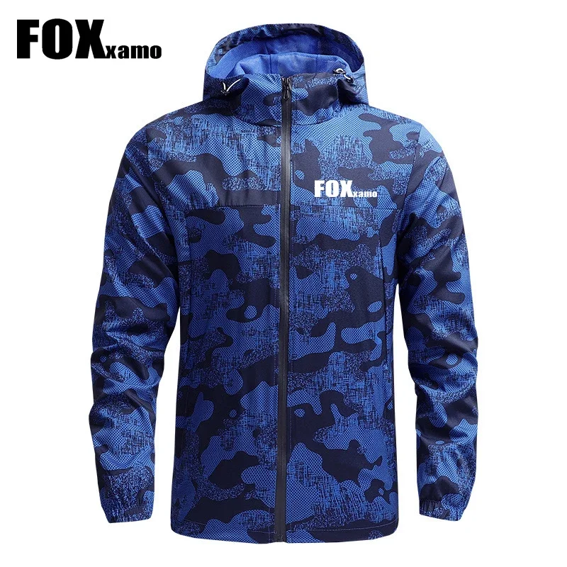 Fox Xamo 사이클링 팀 후드 의류, 겨울 방풍 재킷, Mtb 모토크로스 남성용 바람막이, 내리막 자전거 통기성 코트