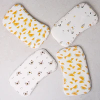 Cotton Children Memory Foam Pillow Infant Baby Shaping Pillow Summer Breathable Home Student Nap Pillow Cartoon Style Pillowcase 1
