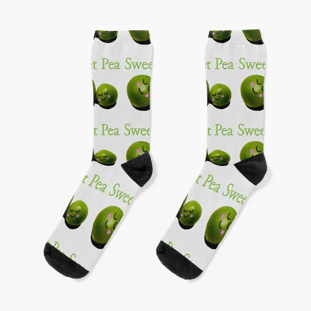 Peas. Sweet Pea. Socks funny gifts soccer sock Non-slip socks Hiking boots Socks Female Men's