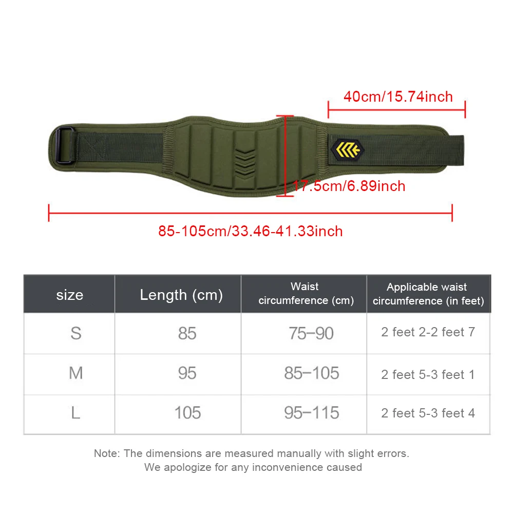 Sports Weight Lifting Belts Deadlift Squat Weightlifting Training Corset High-intensity Exercise Training Waist for Men Women 6