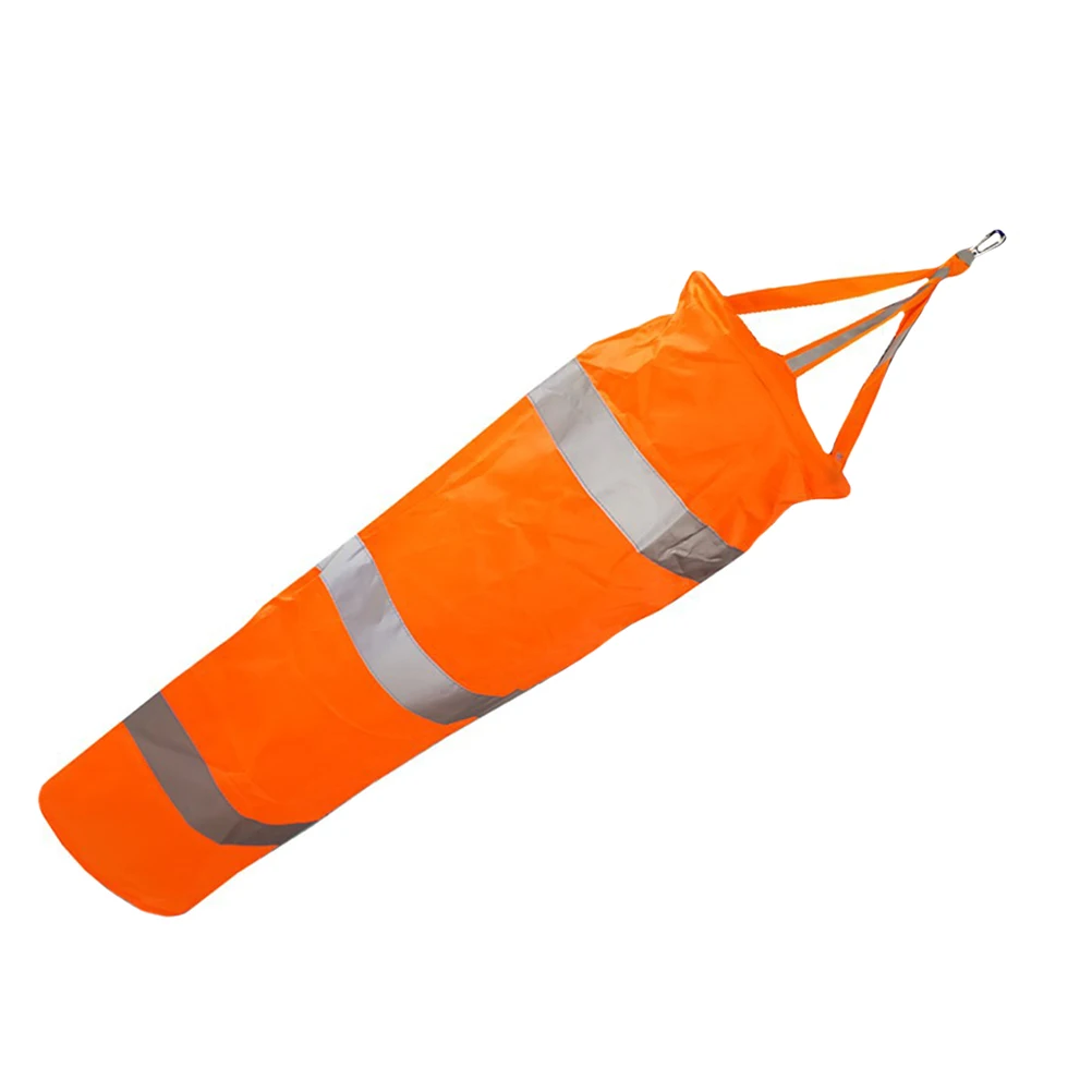 Hanging Reflective Stop Nylon Weathervane Windsock Outdoor Wind Direction Flag Measurement Sock Bag Reflective Fluorescence Belt