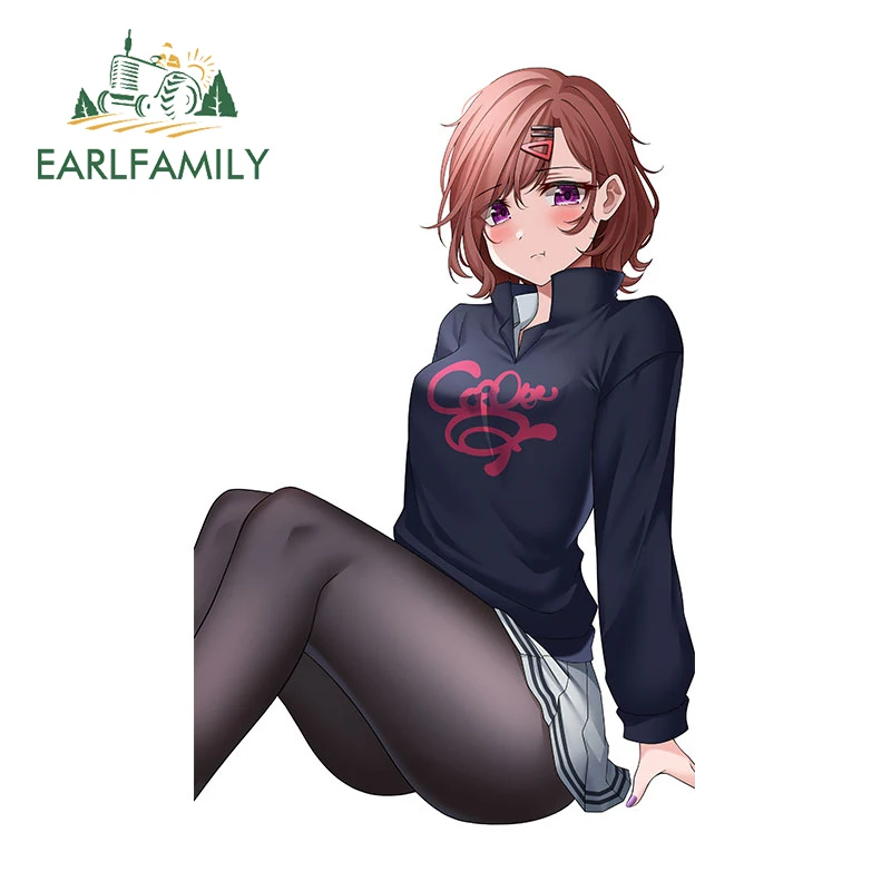 

EARLFAMILY, 13 см x 8,6 см, наклейка на автомобиль, водонепроницаемая наклейка с защитой от царапин, JDM, фургон, мотоцикл, холодильник