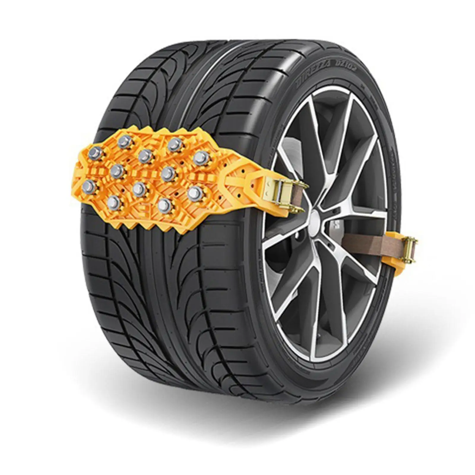 15.75x4.33' Car Snow Chain Anti Skid Chain Wheel Outdoor Emergency Tire for sedan vehicle SUV Truck Safe Driving