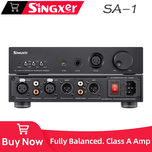 Singxer SA-1 フルバランスフ ルディスクリート クラスA アンプ XLR