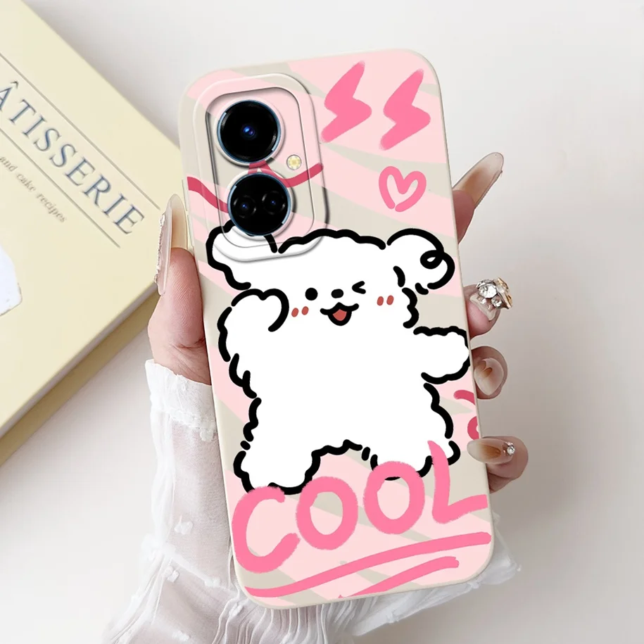Cute Cartoon Camera Protection Matte Soft Phone Case Cover
