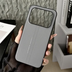 Luxury Silicone PU Leather Shockproof Bumper Case - Simple Shell Back Cover for Nothing Phone (4a) Pro (GRAY)