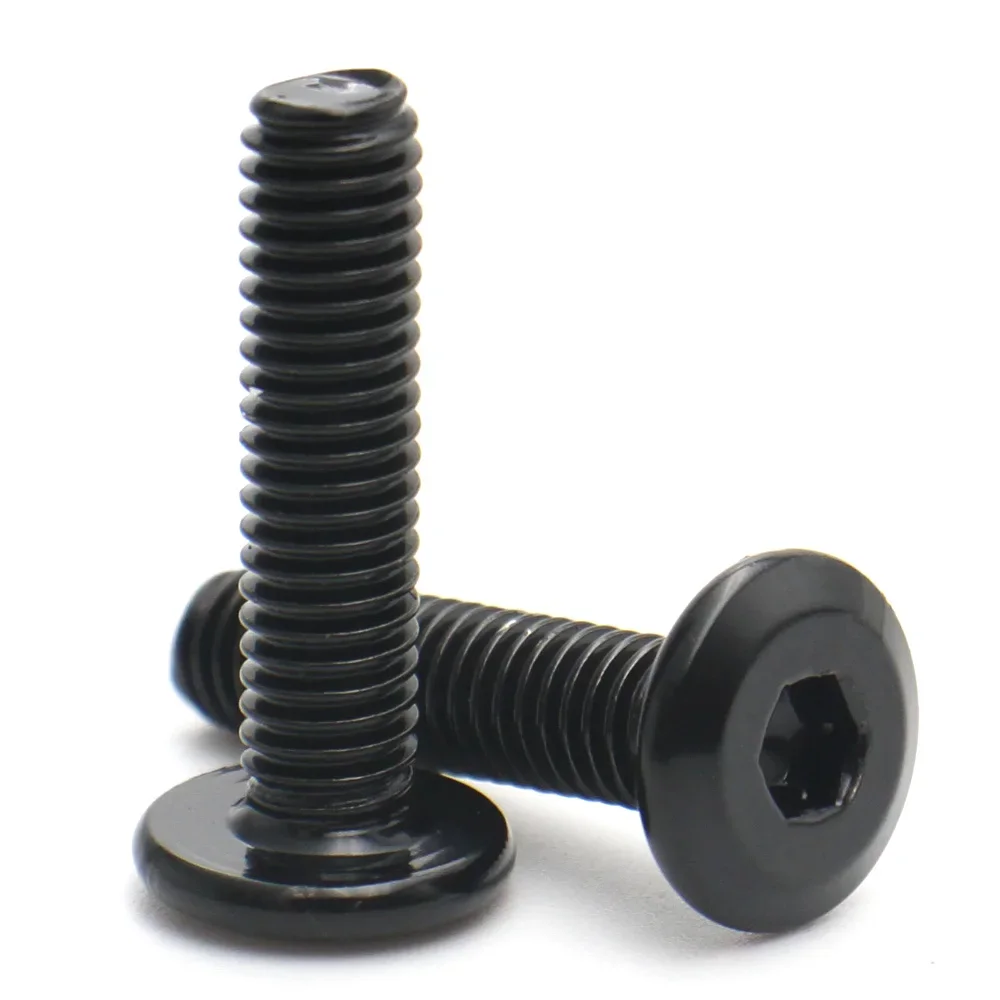 50-10PCS 304 Stainless Steel M3 M4 M5 M6 M8 Hexagon Hex Socket Hypotenuse Flat Head Screw Bolt for Down Side Furniture stainless steel bolt stainless steel screw