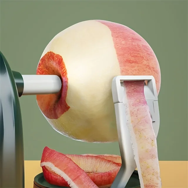 1pc Hand Crank Apple Peeler Automatic Rotation Adjustable Clamp Fruit Peeling Tool uses for kitchen fruit prep gadget 2