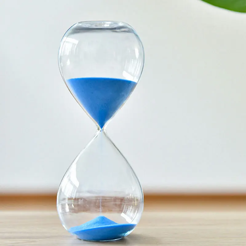 Sand Timer 1PC 5 Min Creative Sand Clock Hourglass Transparent Glass 5x12CM