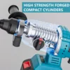 18V 4 Functions Electric Cordless Rotary Hammer Drill Rechargeable Hammer 27mm Impact Drilll For 18V Makita Battery 2