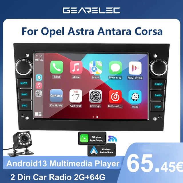 Autoradio multimédia 2Din pour Opel Astra Antara Corsa 7 pouces sans fil CarPlay Android Auto récepteur Radio FM lecteur stéréo de voiture 1