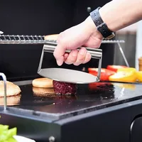 Non-stick Hamburger Press Stainless Steel Meat Tools 1