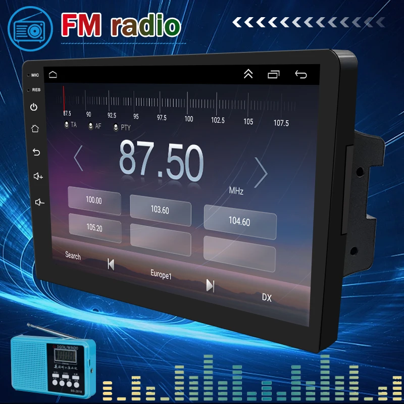 2 Din Android 11 Car Radio Autoradio 9 Inch Universal WIFI GPS Audio Multimedia Player For Nissan Toyota Kia Honda