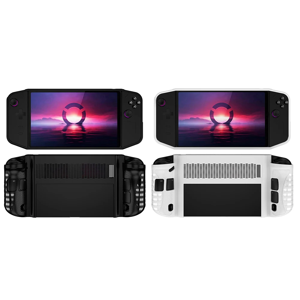 TPU 충격 방지 보호 케이스, 킥 스탠드 보호 슬리브, 낙하 방지 미끄럼 방지, Lenovo Legion GO 게임 액세서리