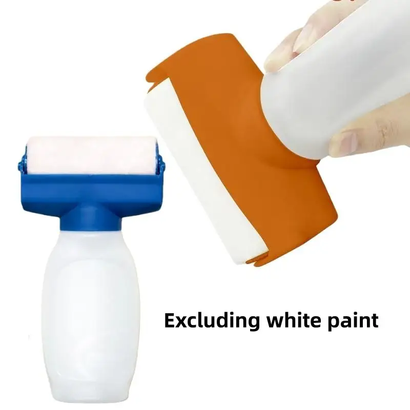 1Pcs 벽 수리 및 터치업 도구 재사용 가능한 350ml 페인트 롤러 브러시 수성 라텍스 페인트 플라스틱 병 DIY 액세서리