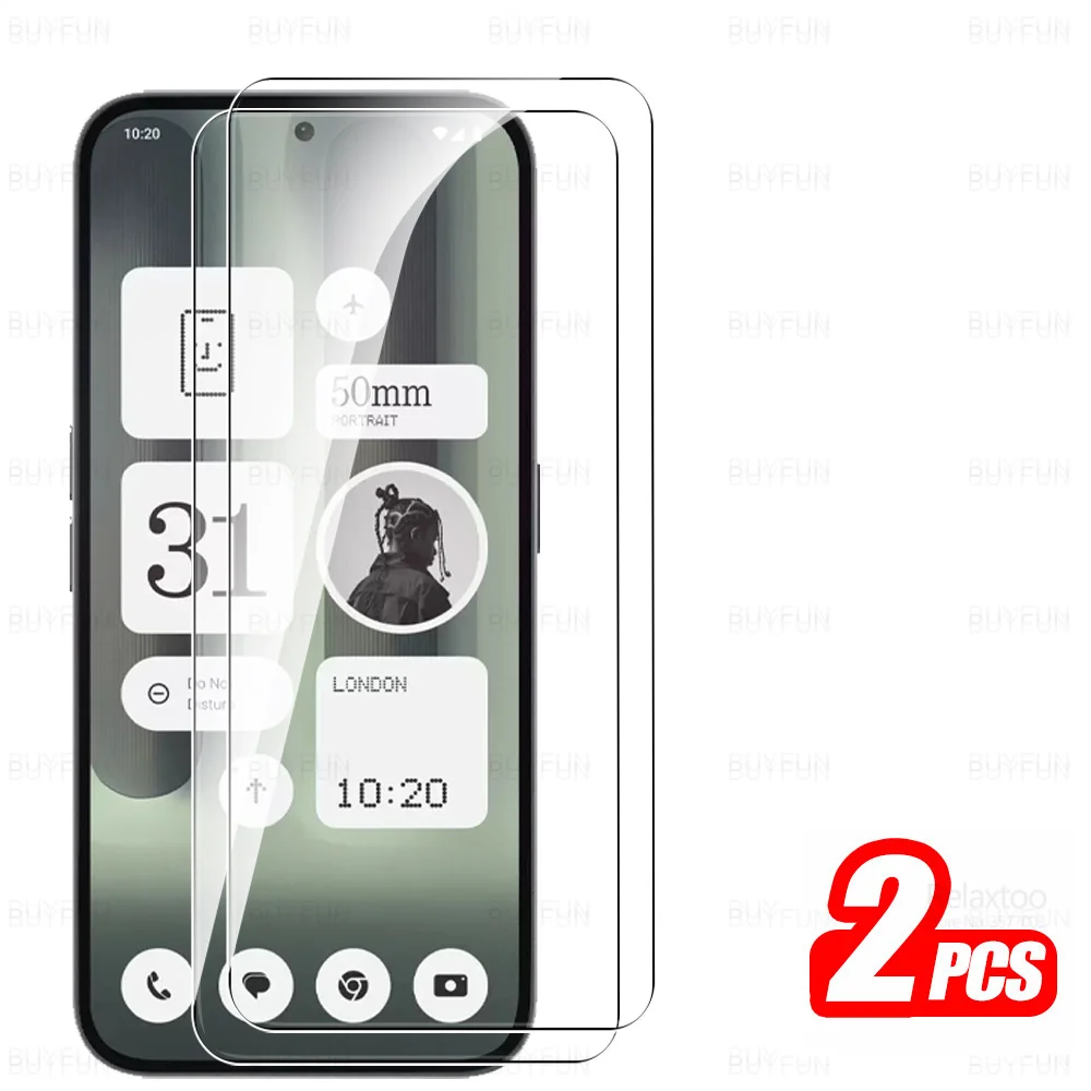 Premium 4-in-1 Tempered Glass Screen and Lens Protector for Smartphones, 6.7'' Display