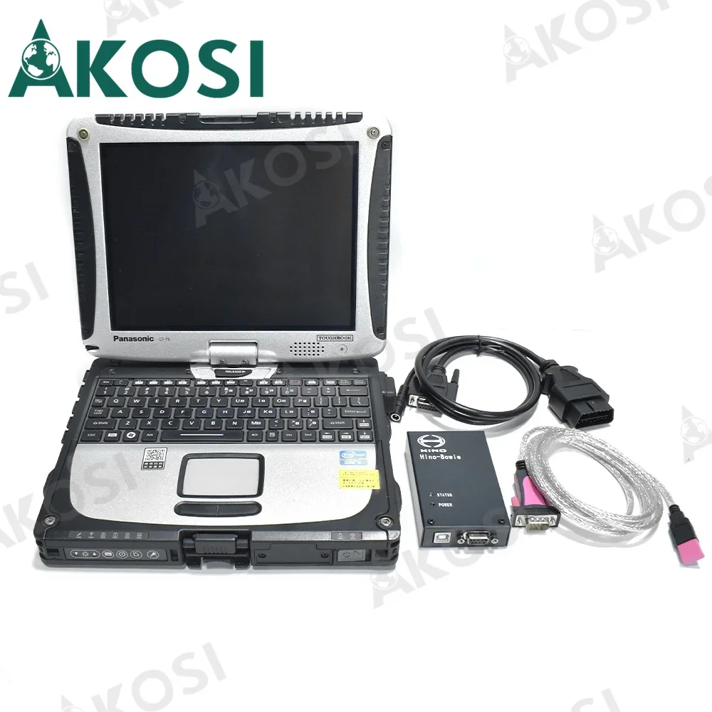 

V3.16 For Hino Bowie Diagnostic Tool with Hino Diagnostic Explorer diagnostic scanner and CF19 laptop