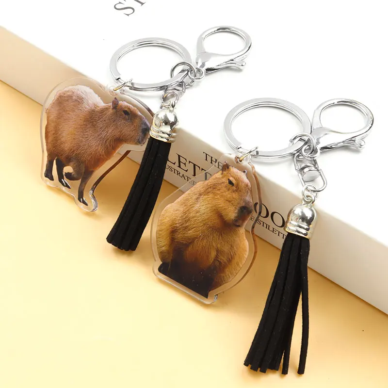 Cute Capybara Capybara Pictures Keychain Classic Keychain