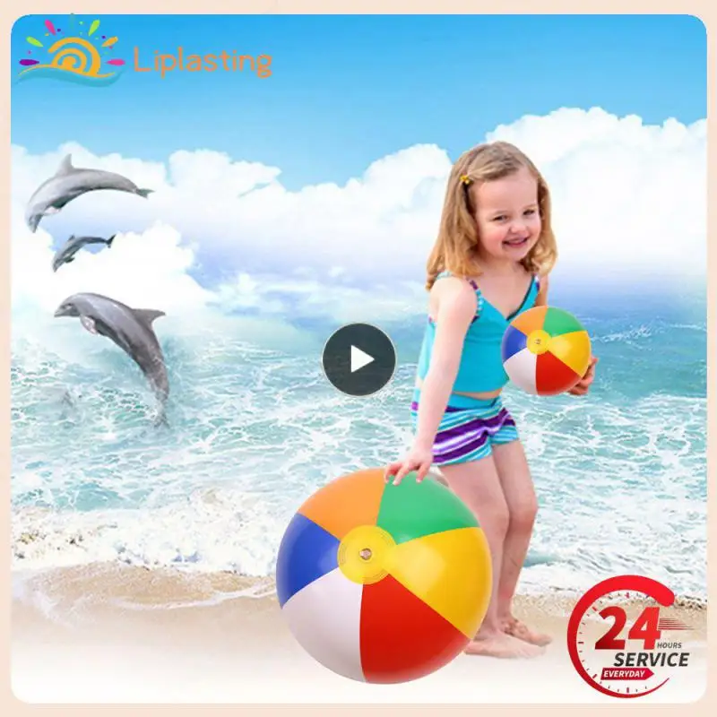 Colorful Inflatable Ball Beach Ball Water Balloons Swimming Pool Party Water Game Children Outdoor Sports Ball Fun Toys For Kids