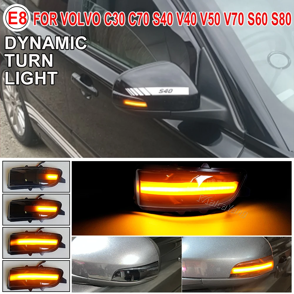 2x LED ̳  ñ׳ Ʈ ̵ ̷  C30 C70 S40 S60 V40 V50 V70 2008- 2010     ǥñ