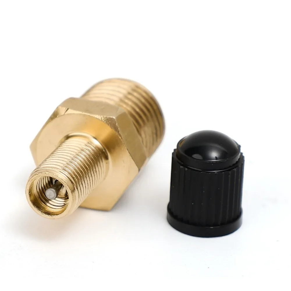 유니버셜 황동 타이어 밸브 스템 1/4 NPT 1/8 NPT M10*1 자동차 오토바이 튜브리스 밸브 코어 나사산 하드웨어 솔리드 구리 자동차 부품