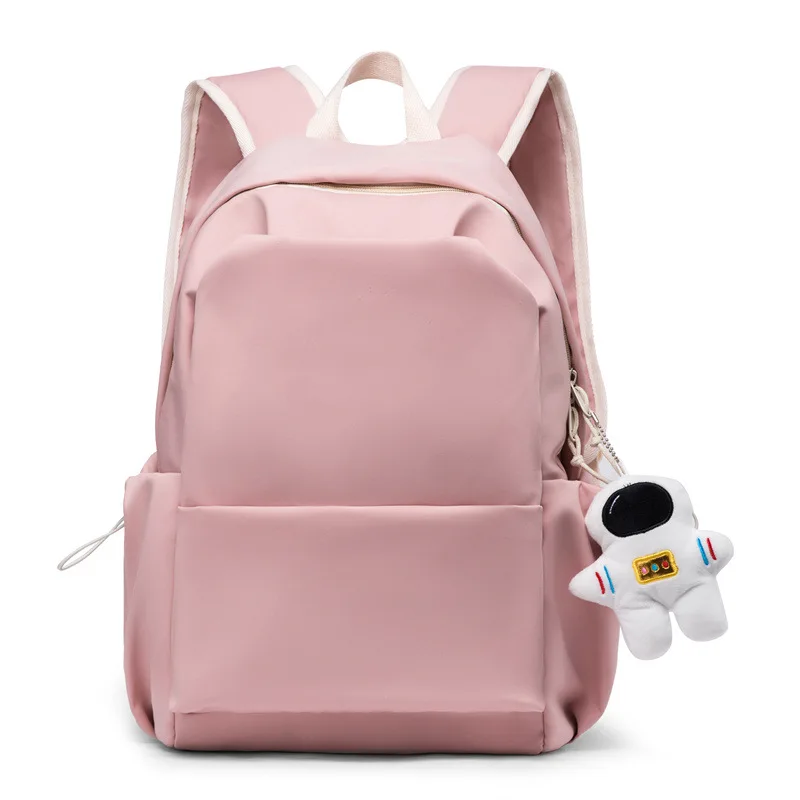 

Light trendy college style new fashion backpack 15.6-inch waterproof middle school student school bag trendy casual backpack fas