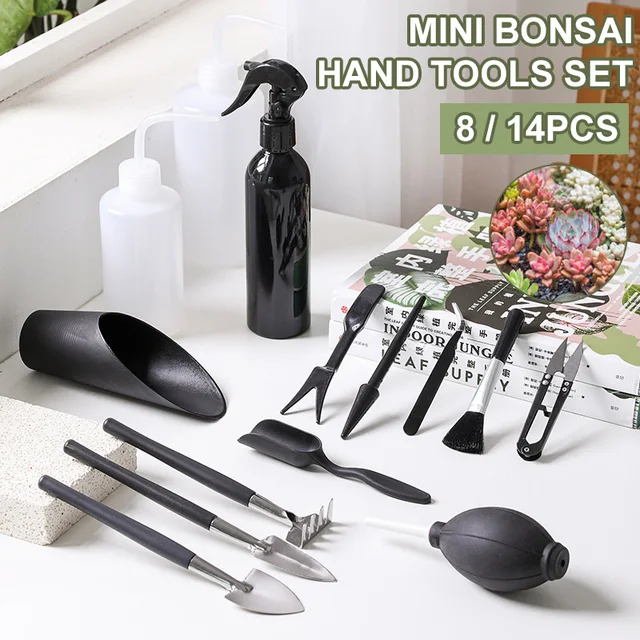 8/13Db Zamatos Növények Szerszámok Beállítása Mini Kézátültetési Szerszám Kerti Készlet Cserepes Kaktusz House Tenyésztési - Image 2