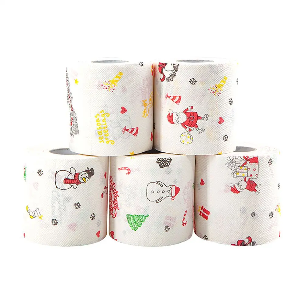 New Tissue Office Santa Claus Paper Towels Toilet Paper Roll Christmas