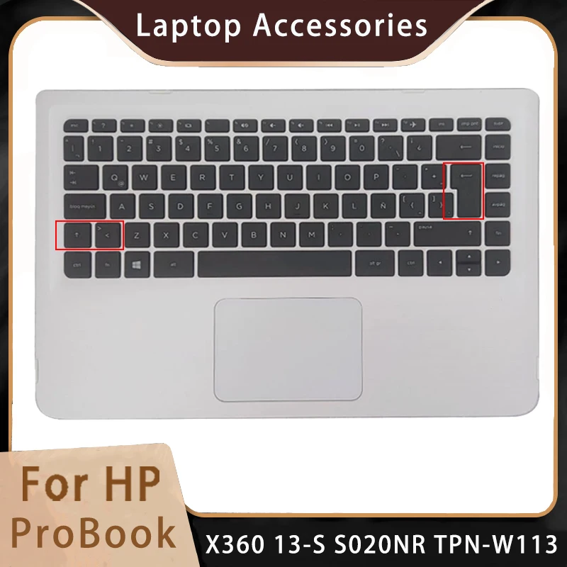 Nuovo Per Hp Probook X360 13-S S020Nr Tpn-W113 Replacemen Accessori Per Laptop Tastiera Bianca