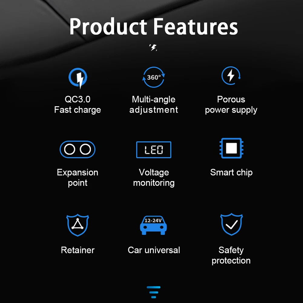      QC 3.0, 12V, 24V,  USB  , USB C Ÿ 2.4A, 66W