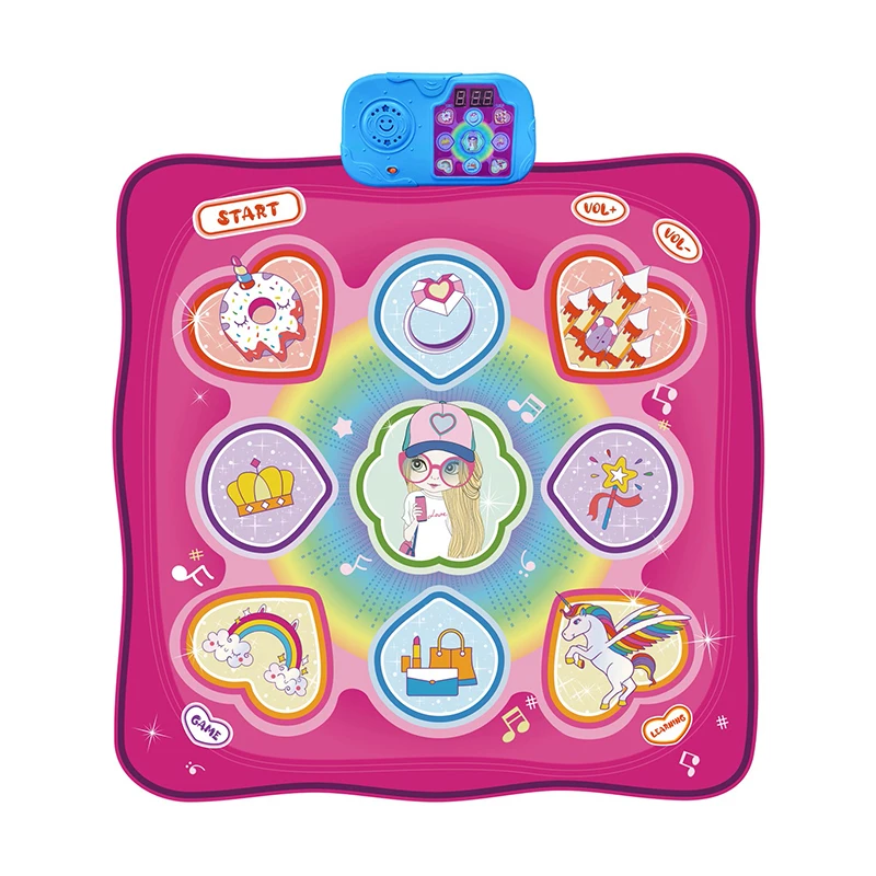 NonSlipElectronicMusicalDancingPlayLightUpMatsKeyboardGame