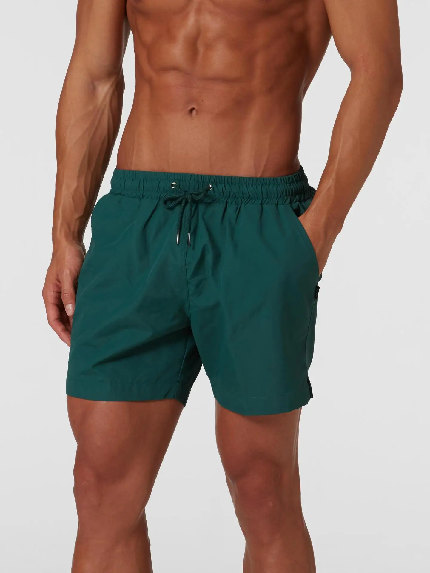 2022 New Men Casual Breathable Work Pants Pockets Beach Solid Color Sport Shorts Men Short Jogger Shorts With Pocket Breathable mens casual shorts Casual Shorts