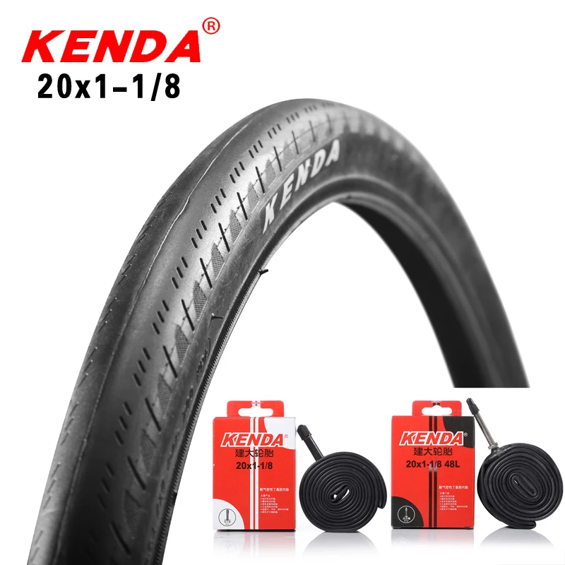 KENDA KWEST 20x1-1/8（28-451）＆ KENDA チューブ 新品同様 DAHON DASH ALTENA 2019取外し品 KENDA - Tyre K-193 20 x 1-1⁄8 (28-451) Black ⁄ Ivory, (Mini velo