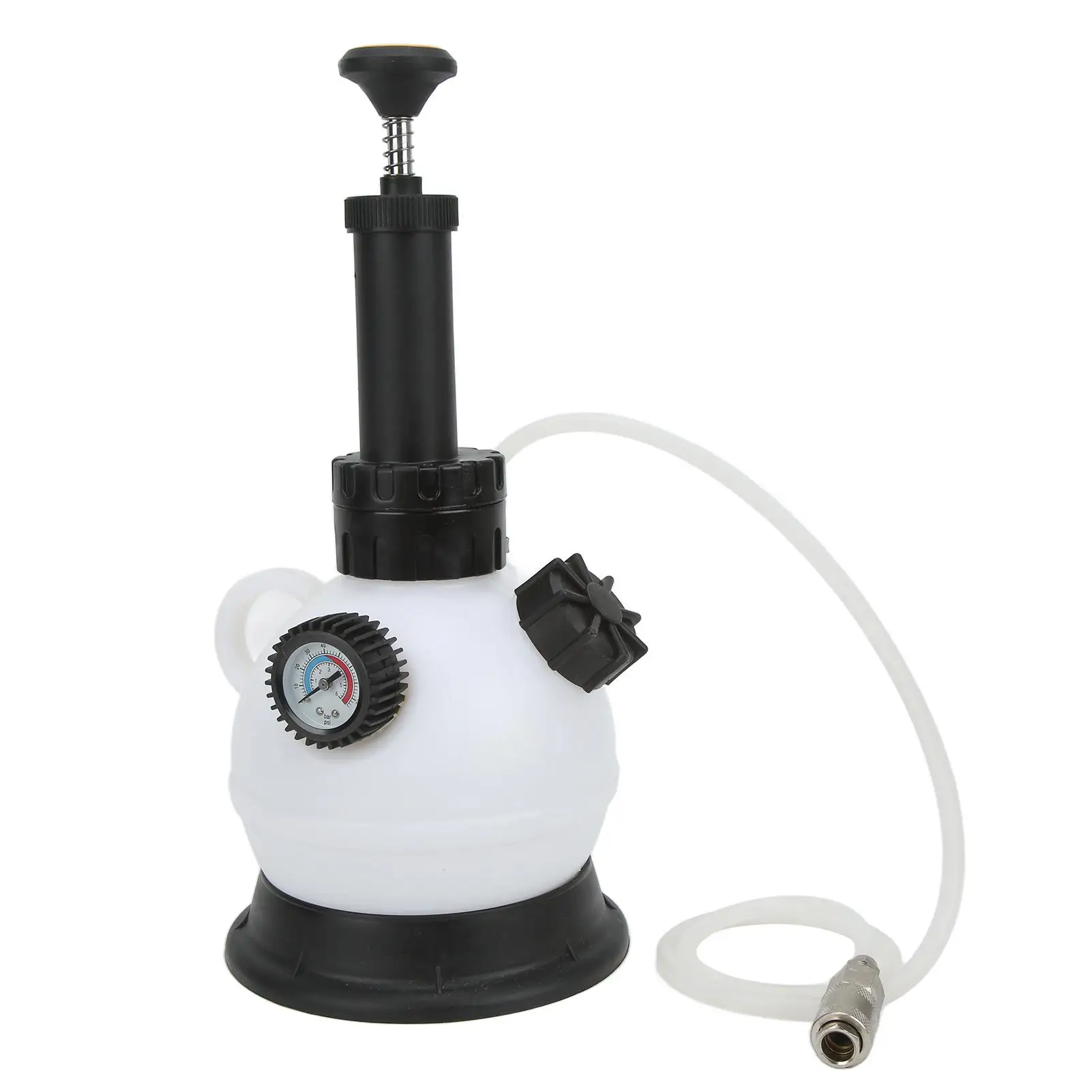 2L Manual Vacuum Brake Bleeder Kit 30psi Pressure Display with Relief Valve Cap Wrench for european Vehicles System Parts