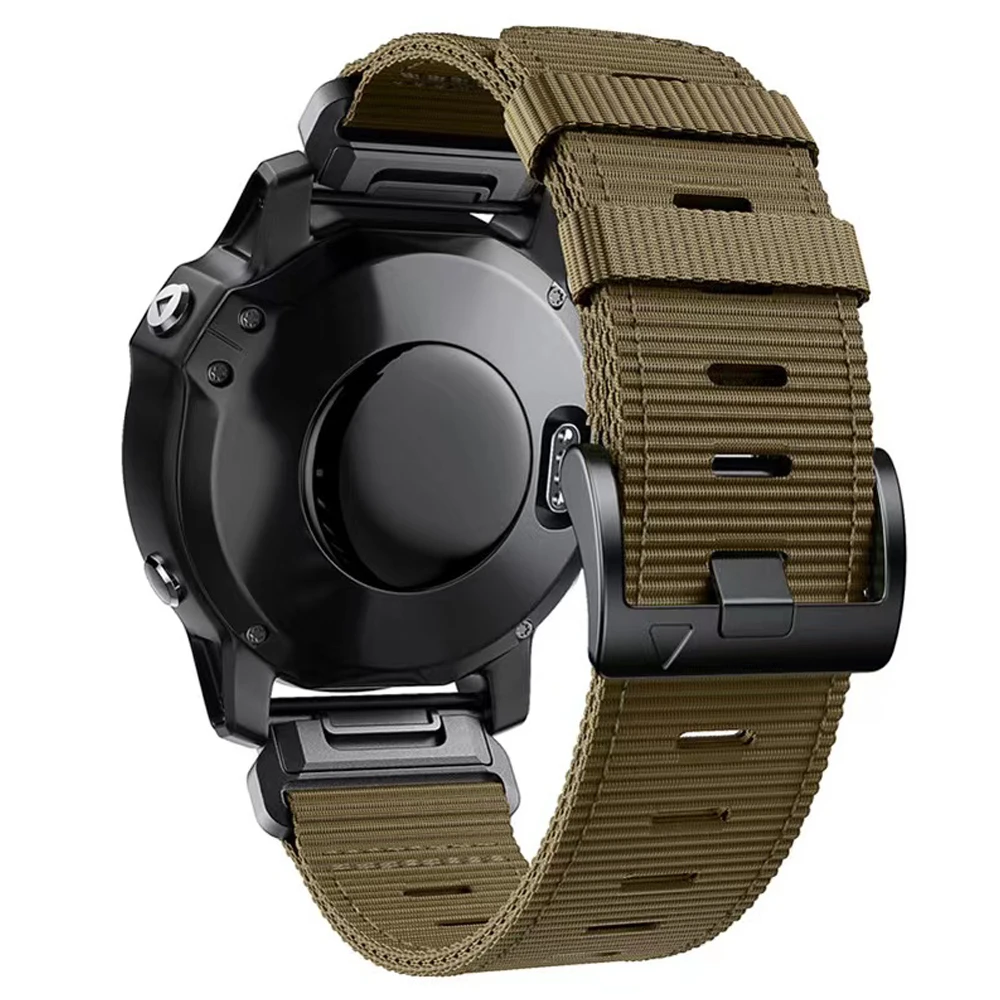 Braided Nylon Camo Strap - Quickfit Replacement, 22/26mm