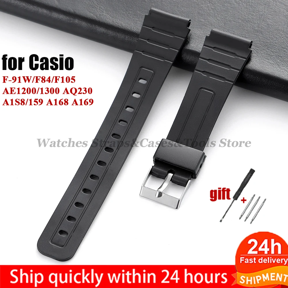 Versatile Silicone Watch Strap with PU Resin Design