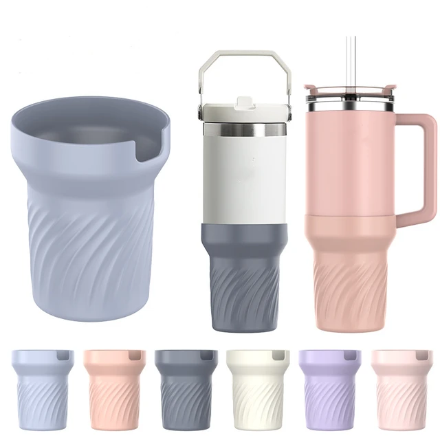 muti color silicone cup protection case storage vacuum bottle compatitable for Stanley 40oz anti slip scratch resistant muti color silicone cup protection case storage vacuum bottle compatitable for Stanley 40oz anti slip scratch resistant