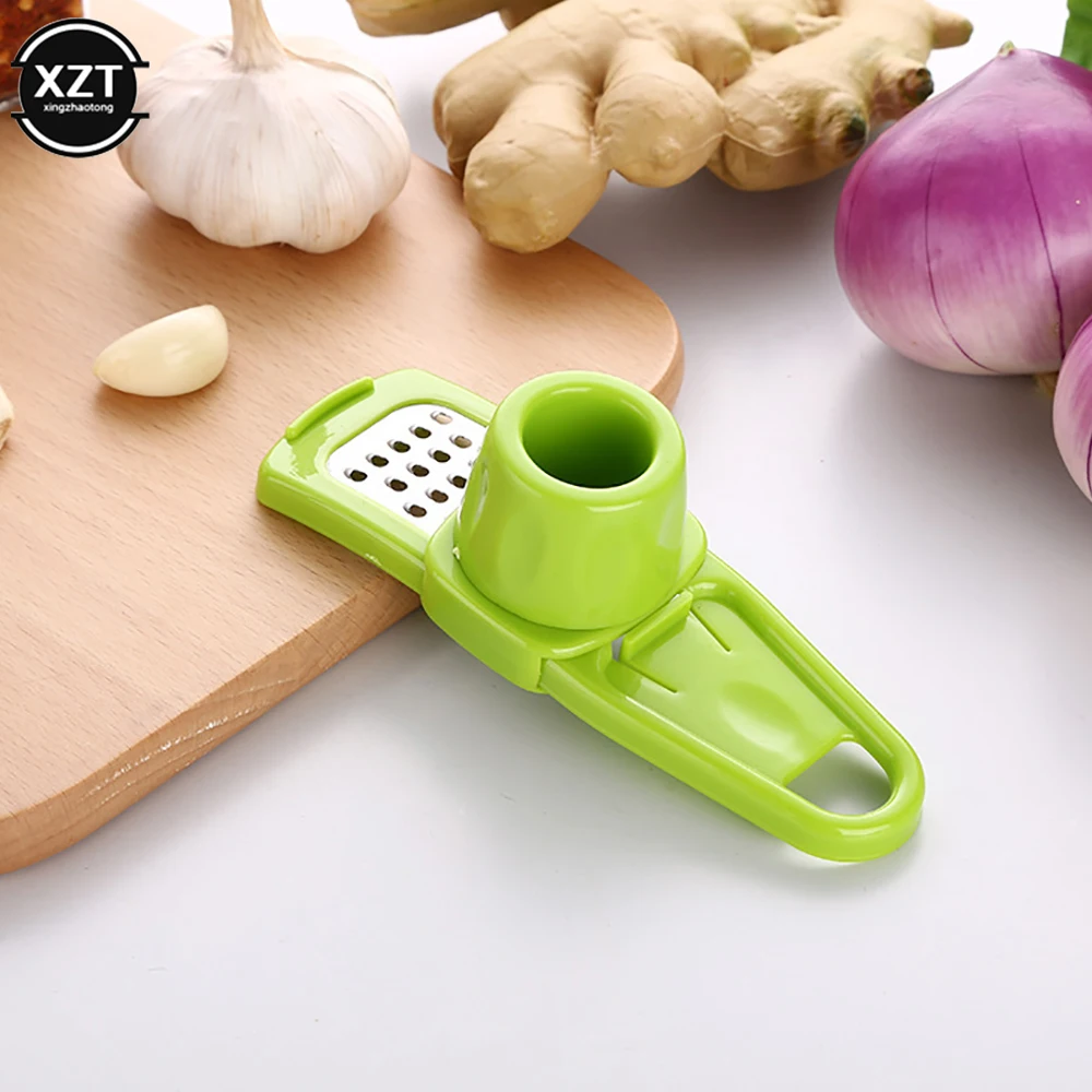 Simple Garlic Grinder Garlic Mud Artifact Stainless Grater Multi-Function Press Household Small Kitchen Utensils