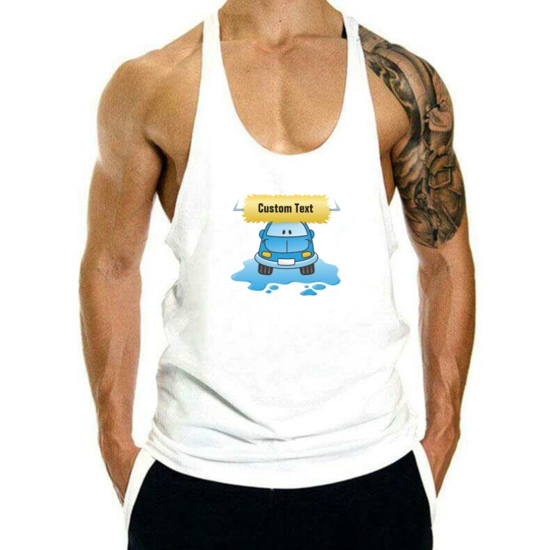 

Майка для мужчин и женщин, мультяшный принт Carwash tshirs (1)