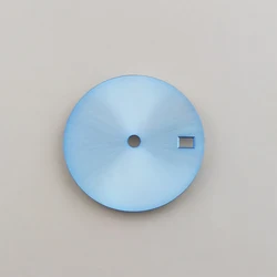 Solid Color Watch Dial with Single Calendar Window, Customizable 28.5mm Dial (NO LOGO 10)