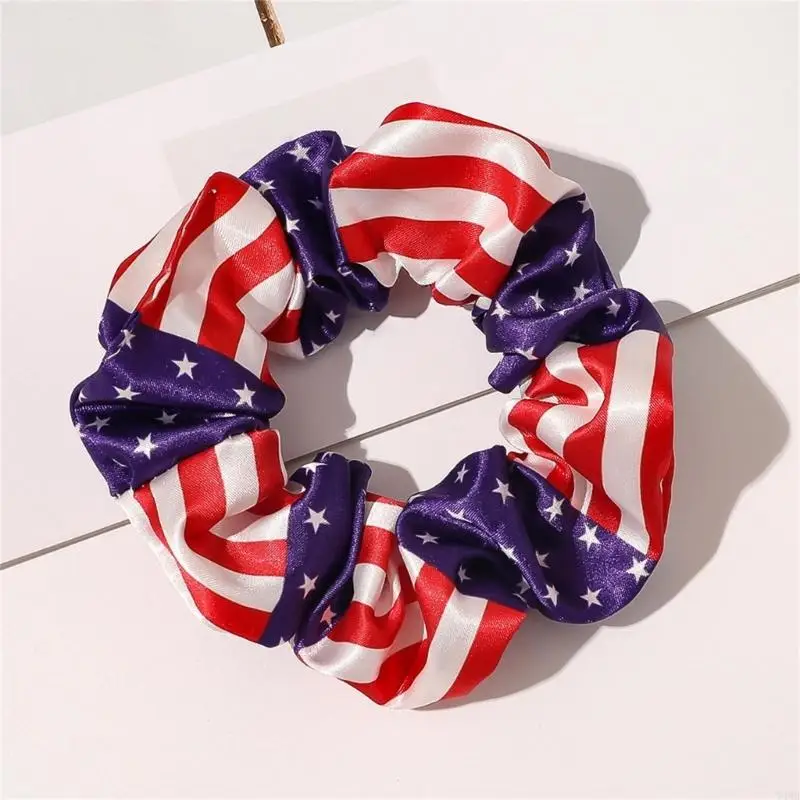 12 Pcs American Hair Bobbles Hair Scrunchies Ponytail Holder for Women Girl T4MB