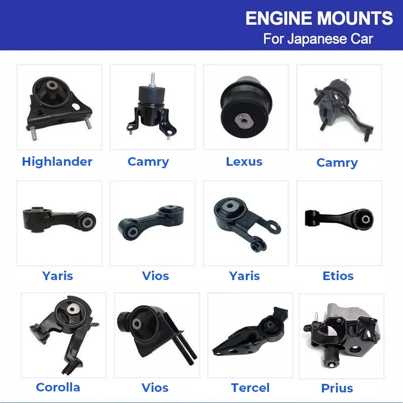 Factory car engine mount For Toyota Camry Prado Land Cruiser Wish Hiace Mark Yaris Previa Crown Avensis Ipsum