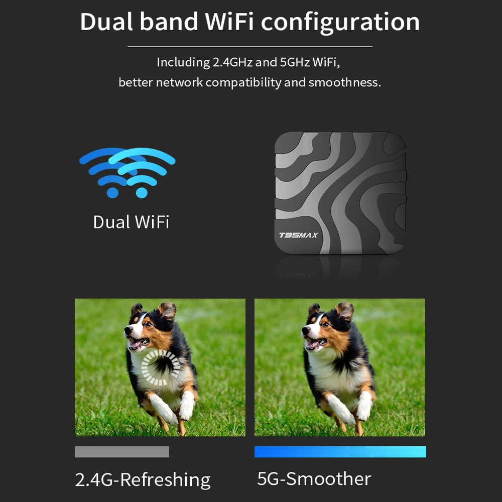 Dispositivo de TV inteligente H618, decodificador con Android 12, T95 Max, Wifi doble, 2,4G y 5,8G, 6K, 3D, Ram, 8G de Rom, 128GB, 64GB, asistente de voz, reproductor multimedia, nuevo