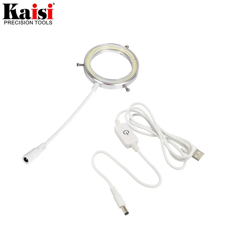 60 LED Adjustable Ring Light illuminator Lamp For STEREO ZOOM Microscope USB Plug microscope lamp